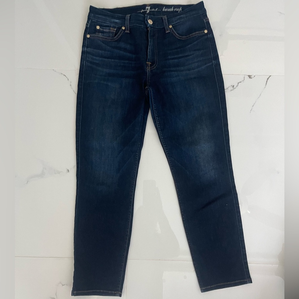 7 For All Mankind Karah Crop Jean